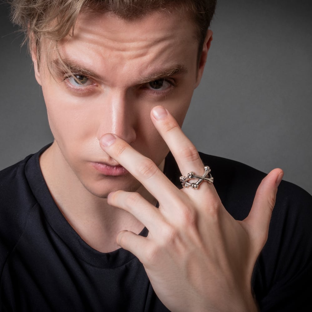 クロスボーンリング AKR0075 Cross bone Ring シルバーアクセサリー