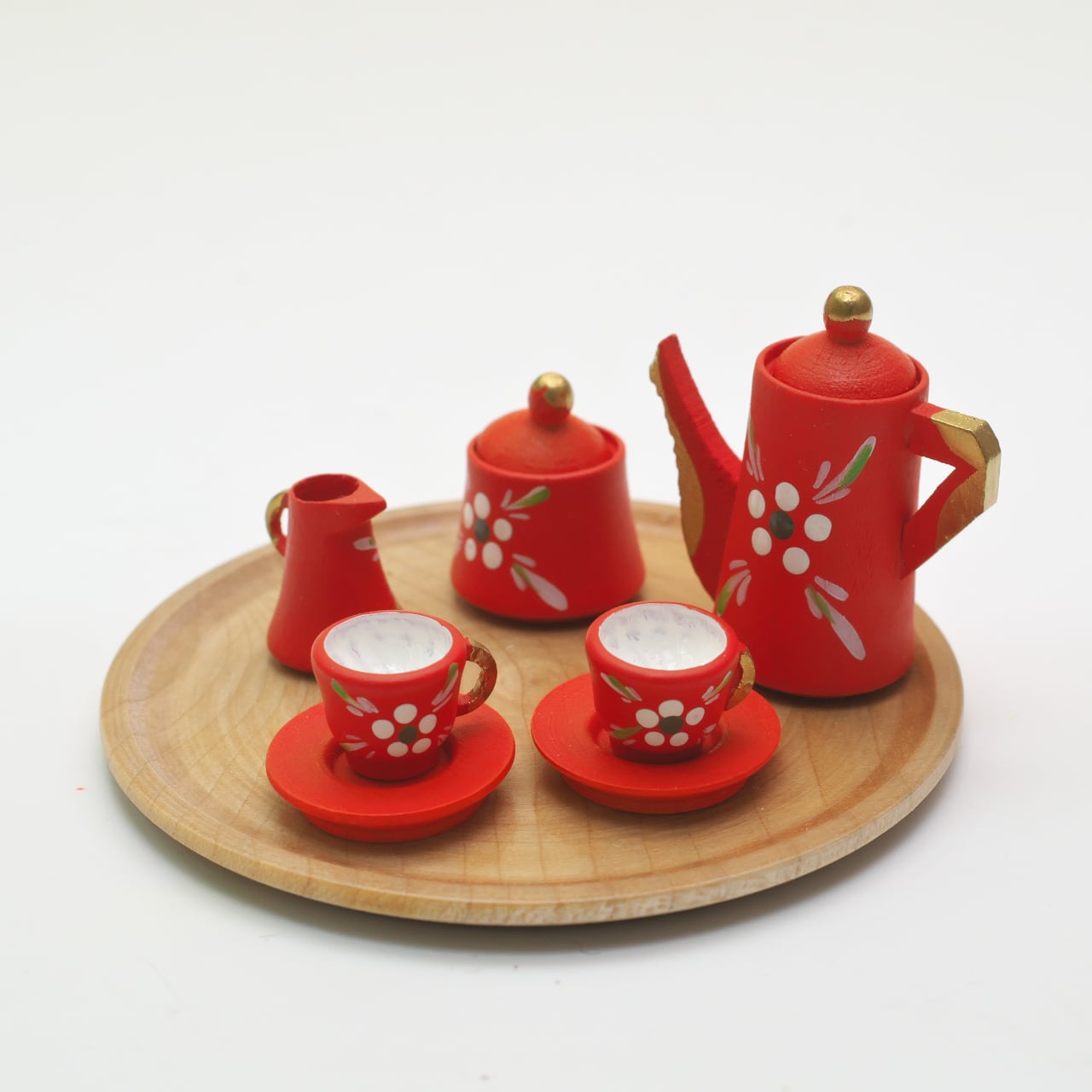ミニチュア ティーセット 花 | 木のおもちゃ専門店 おもちゃ箱