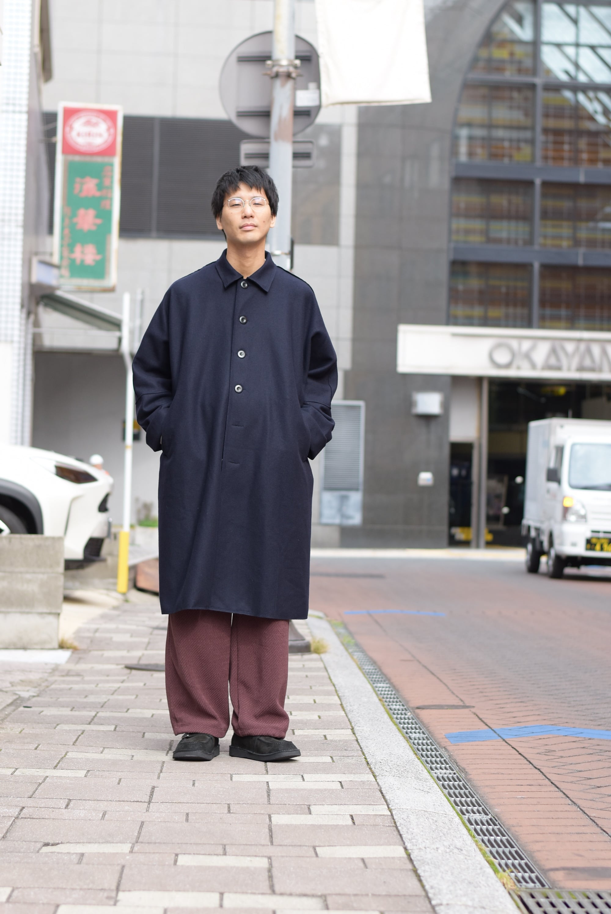 maillot】mature melton lots coat | theater(シアター)
