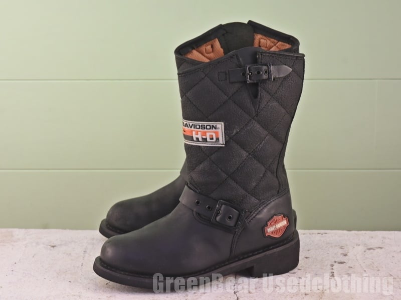 ハーレーダビッドソン エンジニアブーツ ブラック 38(24cm ハーレー