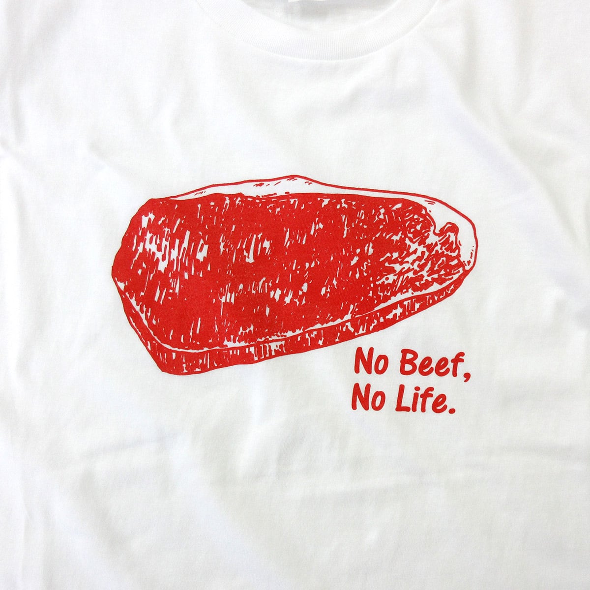サーロインステーキ 肉 おもしろ Ｔシャツ os65