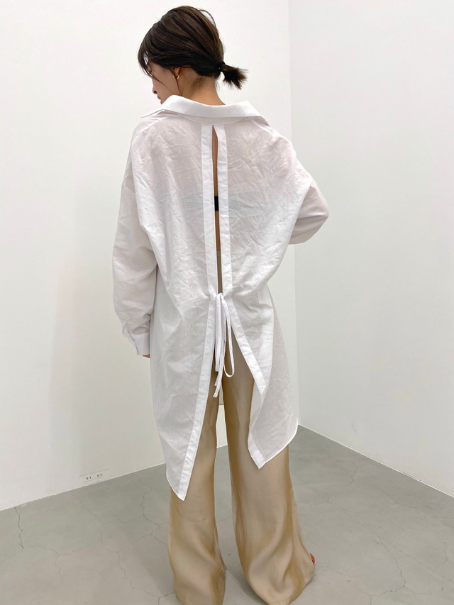 Back Open Long Shirt