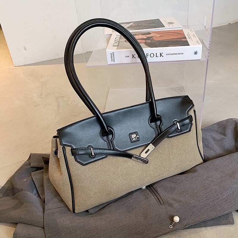 シンプルなレディース大容量バッグ女性2020人気の新しい流行のファッションワイルドワンショルダー脇の下ネット赤いハンドバッグ 手作りハンドバック36970891247