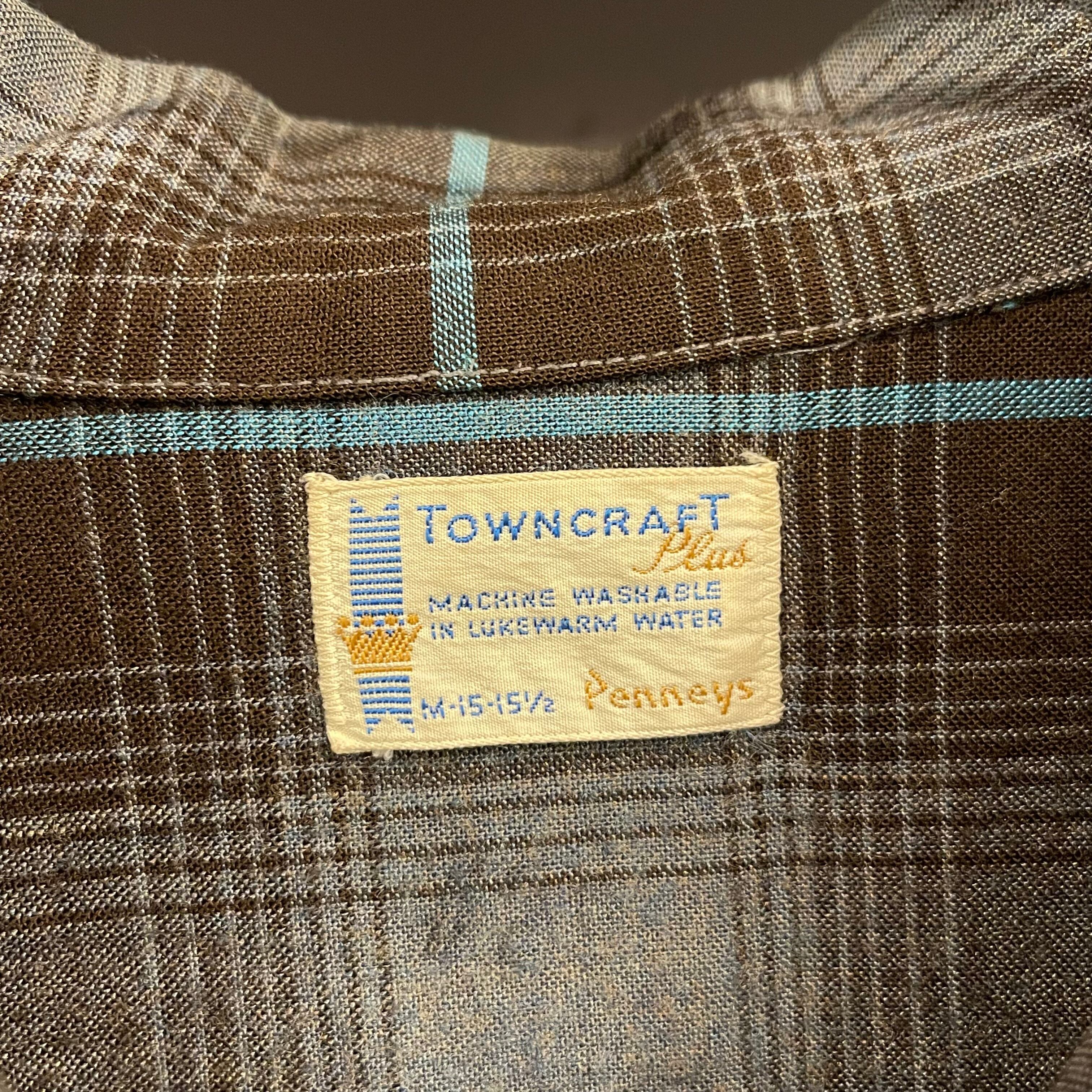 70s Towncraft L/S Open Collar Rayon Shirt | VOSTOK