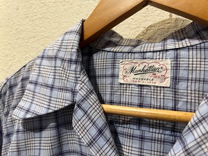 50's〜 vintage Manhattan open collar shirts