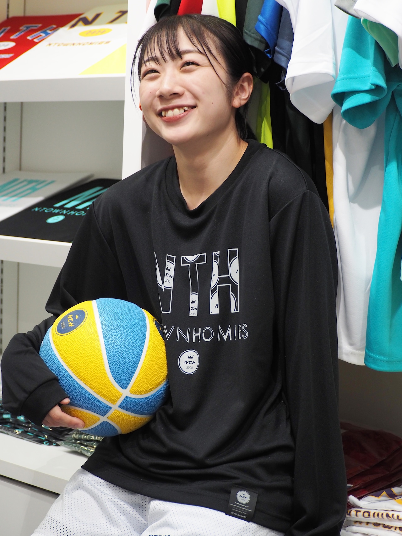 BASIC LOGO SL-LONGTEE(DRY) color Black×Grey - 5