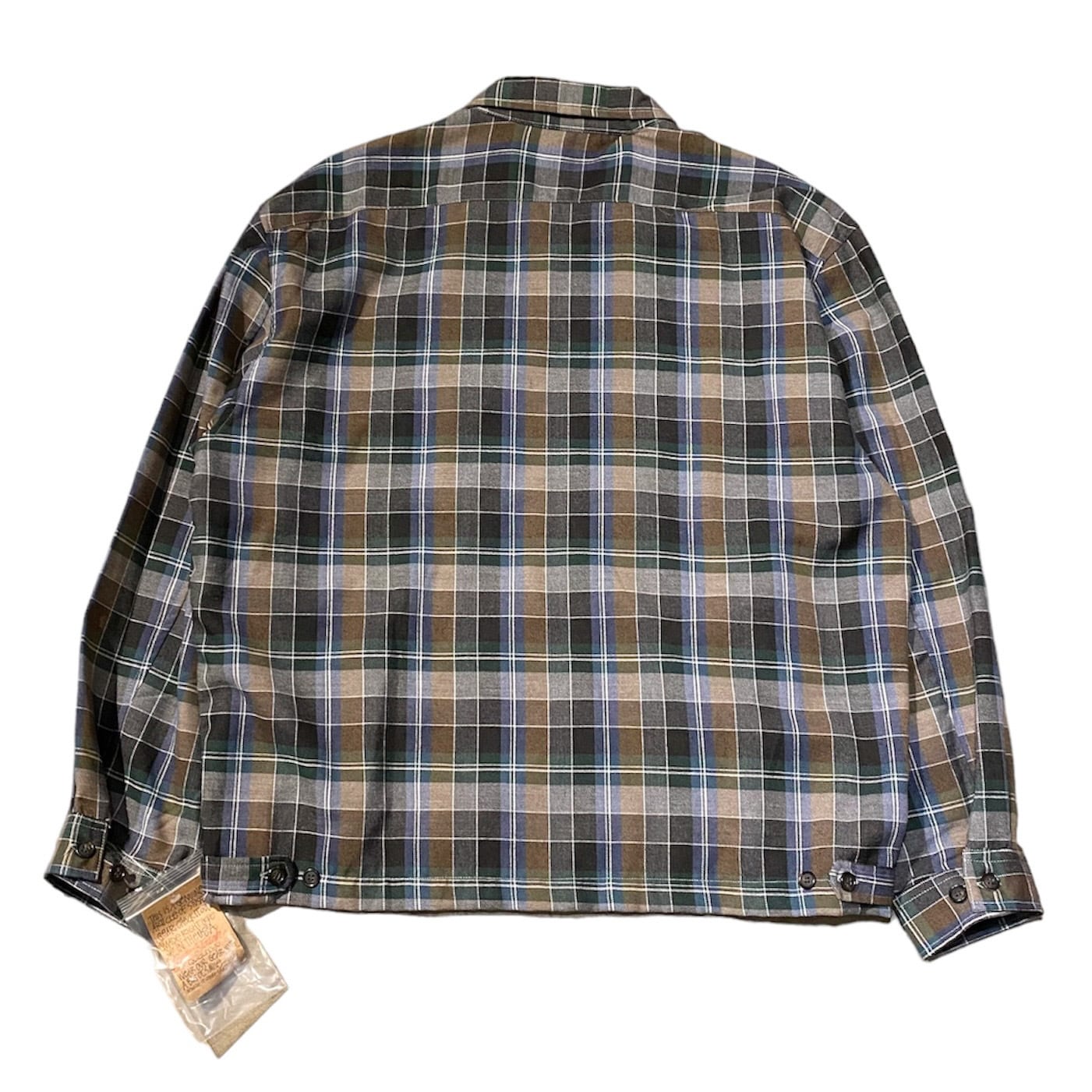 DEADSTOCK" 80's OLD STUSSY 黒タグ USA製 Flannel Jacket XL