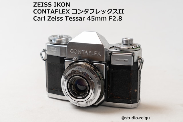 ZEISS IKON コンタフレックス CONTAFLEXII Carl Zeiss Tessar 45mm F2.8 【2205K07】