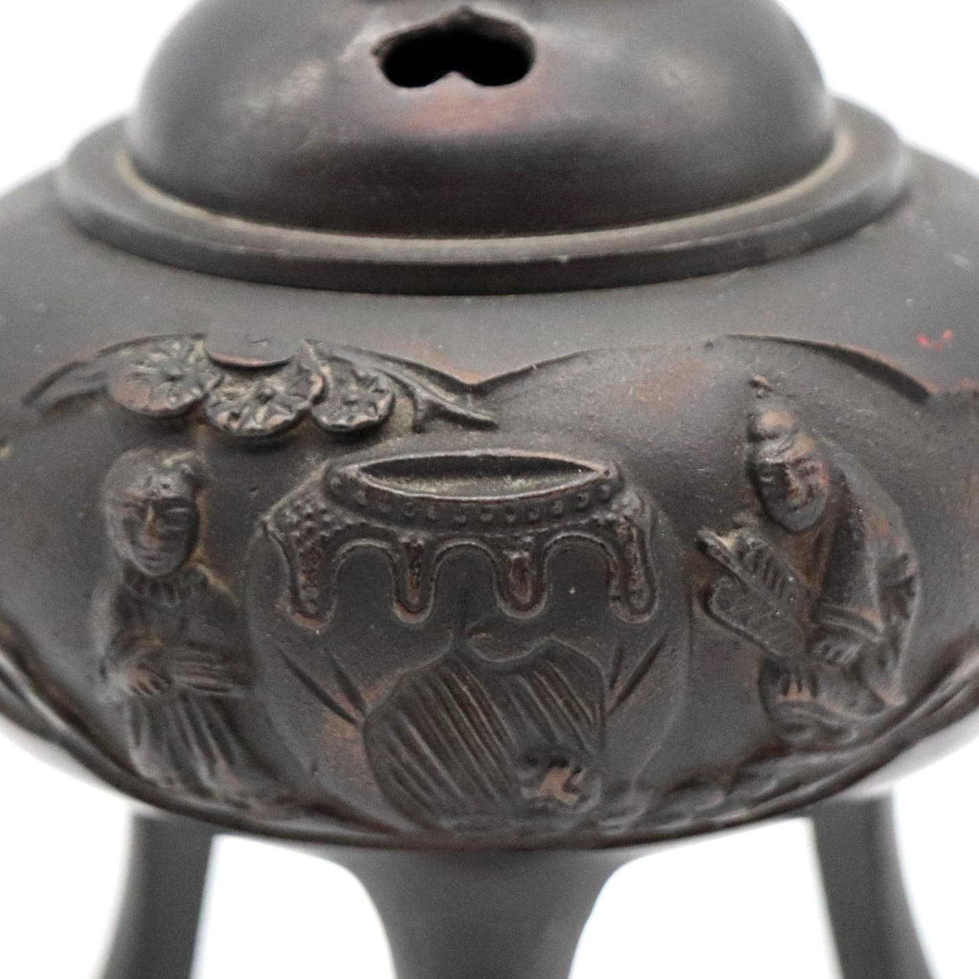 鉄製・獅子摘・三脚・香炉・No.210513-66・梱包サイズ60 | リサイクル