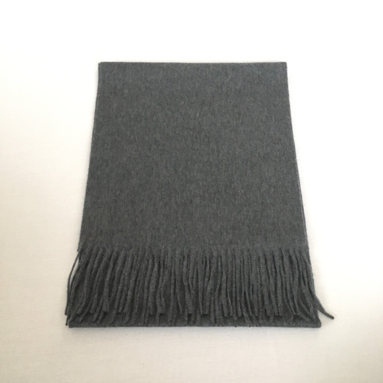 カシミヤマフラー チャコールグレー | クルーズ・インターナショナル