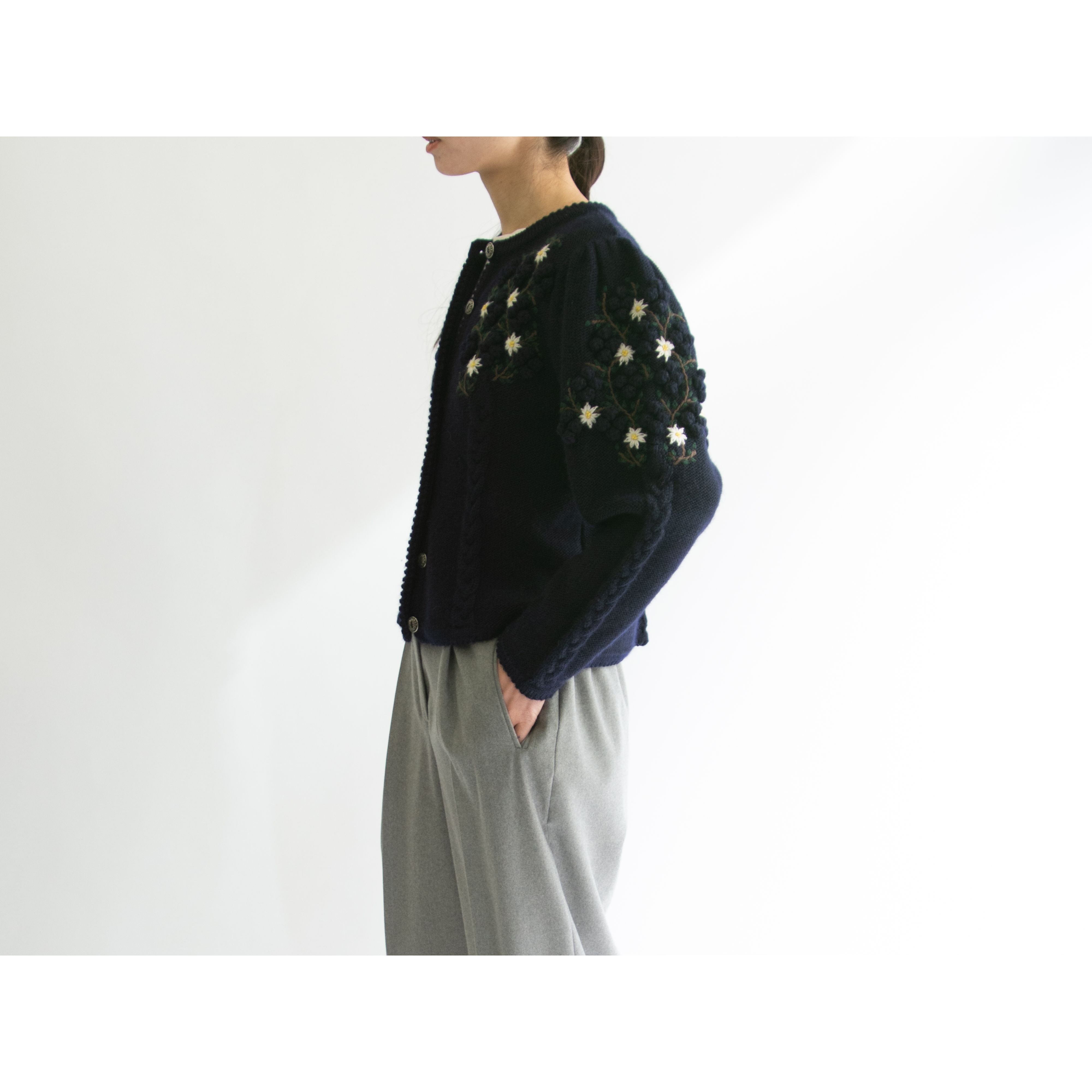 【McDavid】Made in West Germany 100% Wool Knit Cardigan(西ドイツ製 ウールニットカーディガン)