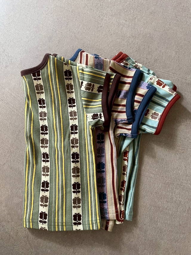 即納andpal &pal アンドパル レトロストライプTシャツ