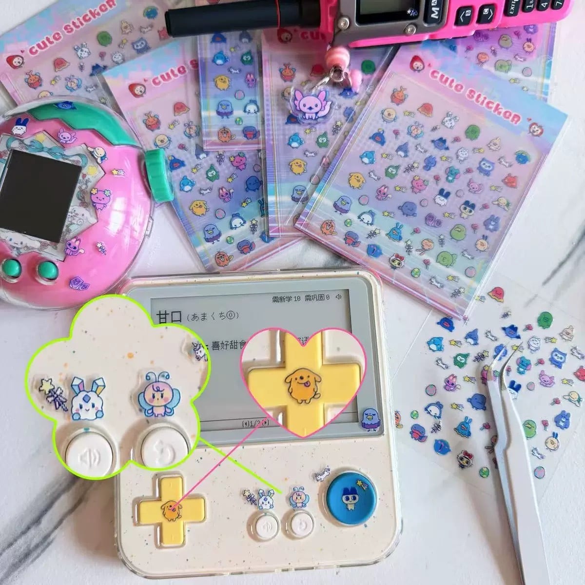 たまごっちパラダイスの本体・ケース用のデコシールセット | キラメキ