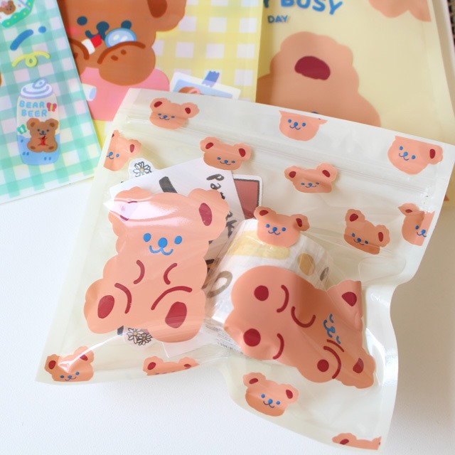 wrapping-1　BEAR BAG 5枚入り ラッピング 袋