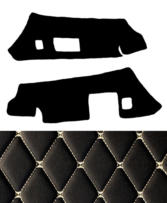 【宅配便】アルファード ラゲッジサイドマット フロアマット 汚れ防止 防水 レザー 合皮 40系 ヴェルファイア 車 マット 7人 fm058