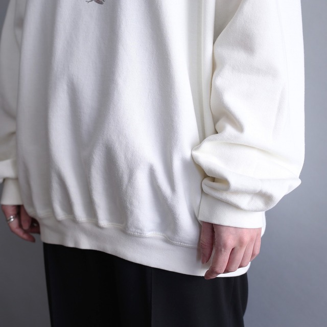 soft touch art graphic pattern big sweat