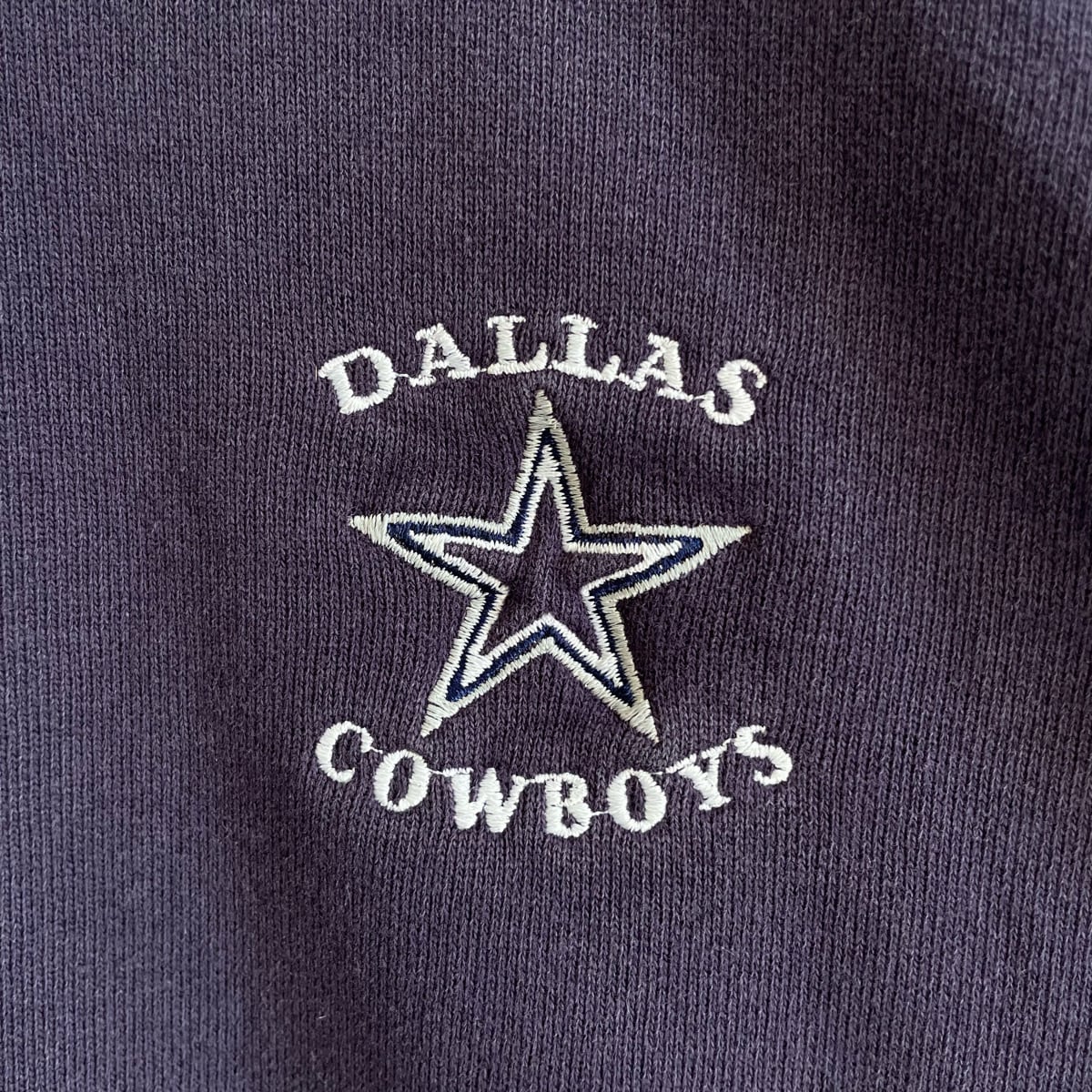 US 90s NFL ダラス・カウボーイズ ビッグプリント ゆるダボ 紺色