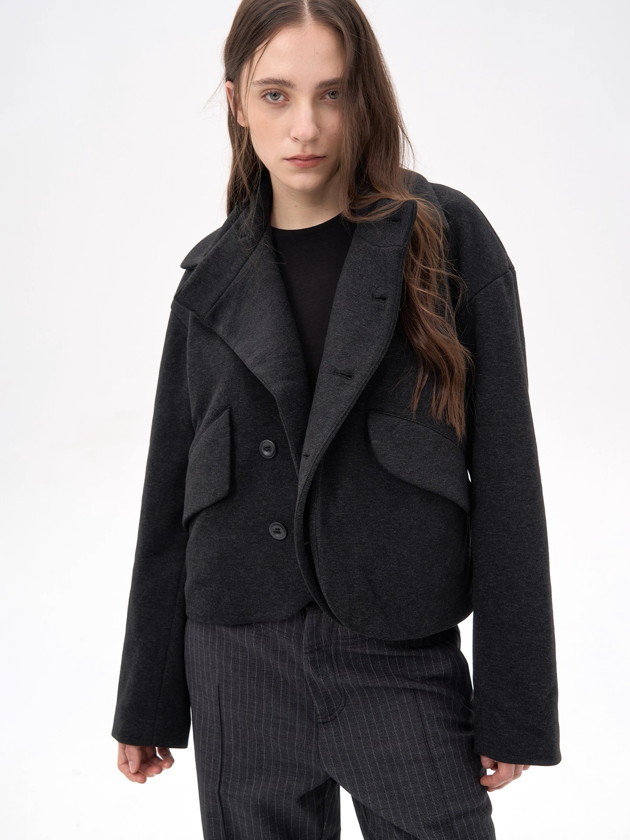 SLIGHT VOGUE x BEVAN UP Arc Collar Jacket
