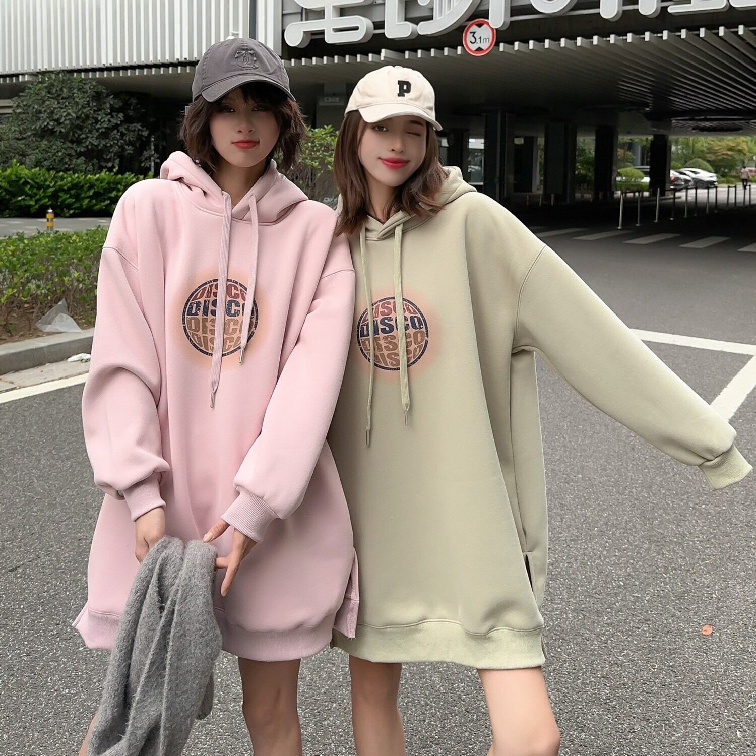 【dress】フード付きカジュアルワンピース N2167