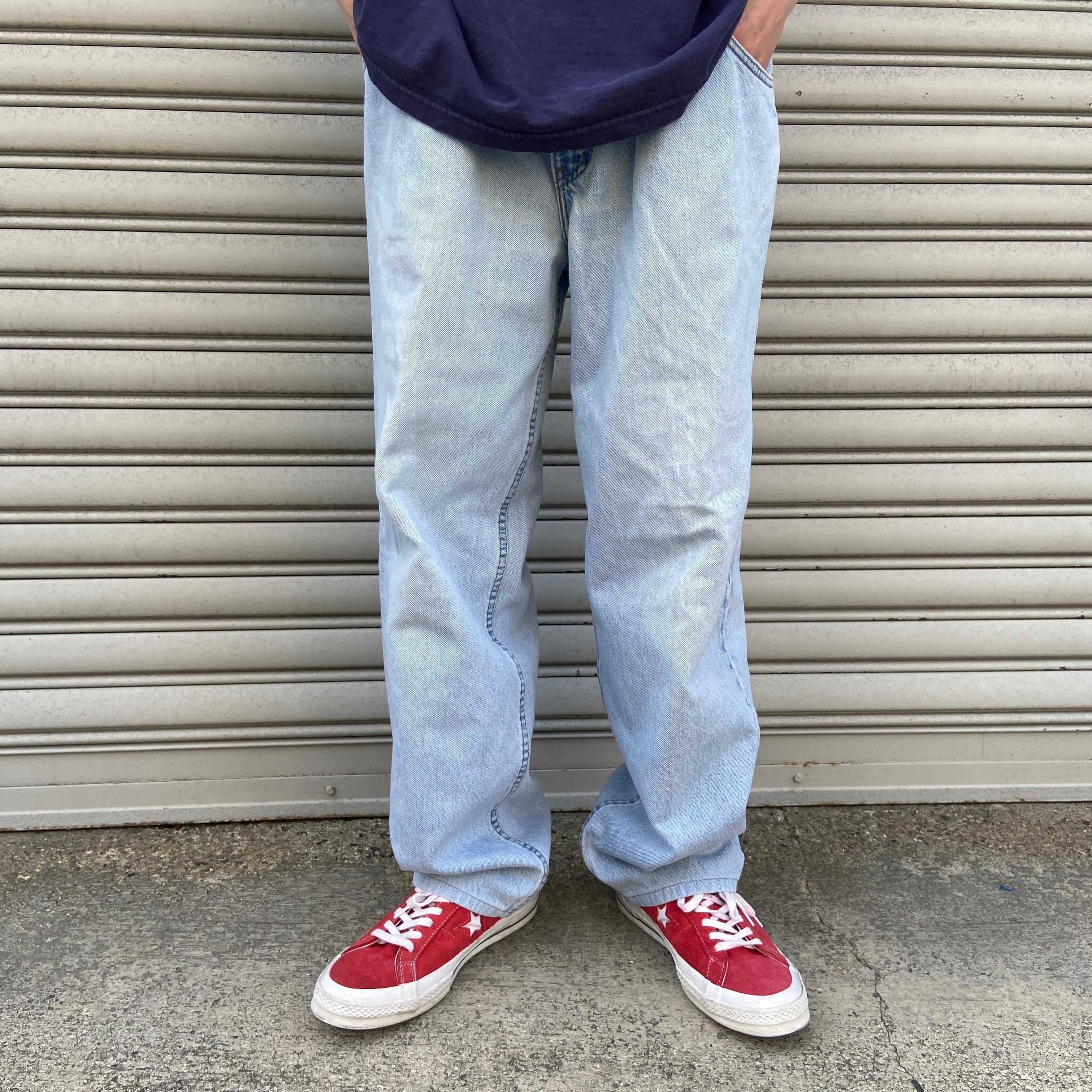 送料無料』90s USA製 Levi's silverTab デニムバギーパンツ W34 | 古着