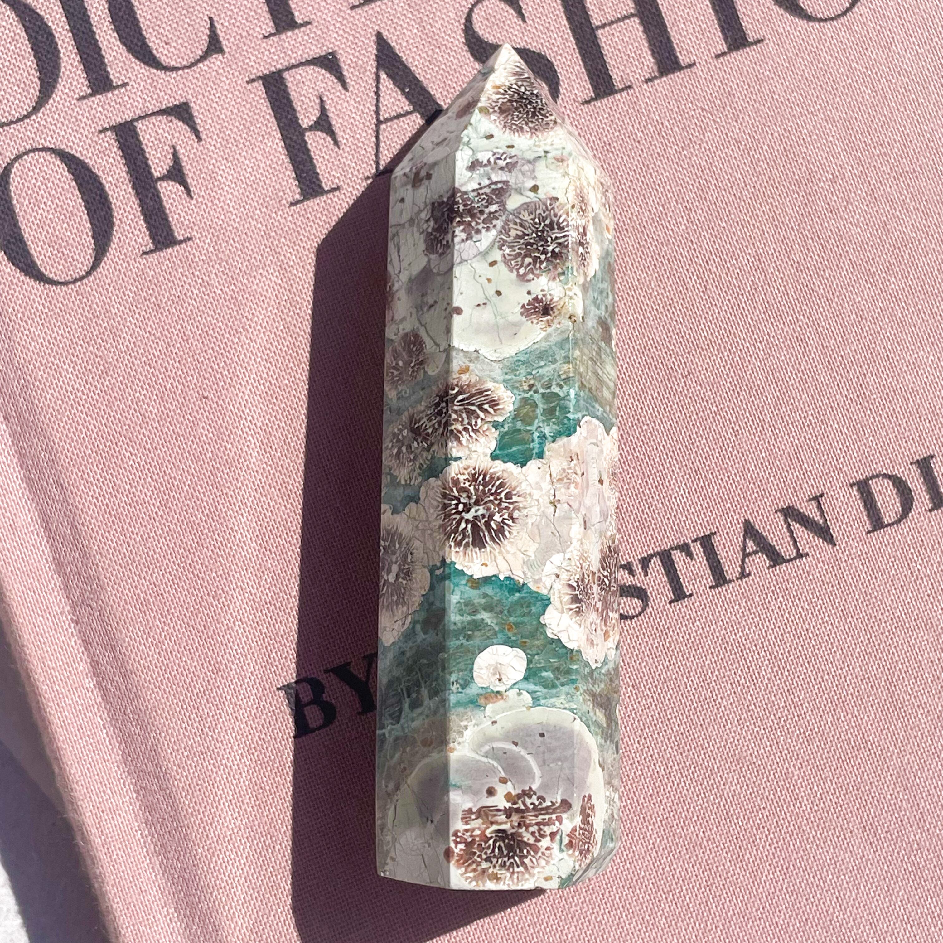 Green Flower Jasper Point 33 ✧ グリーンフラワージャスパー | FLUXY