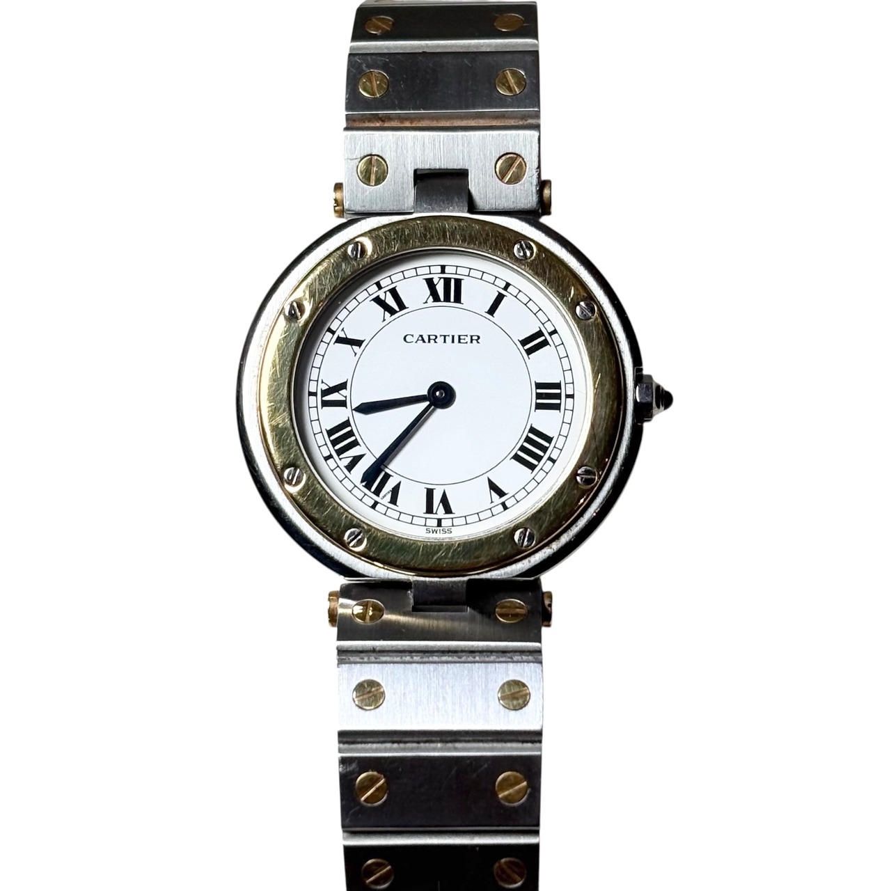 vintage CARTIER “Santos Vendome” LM quartz watch