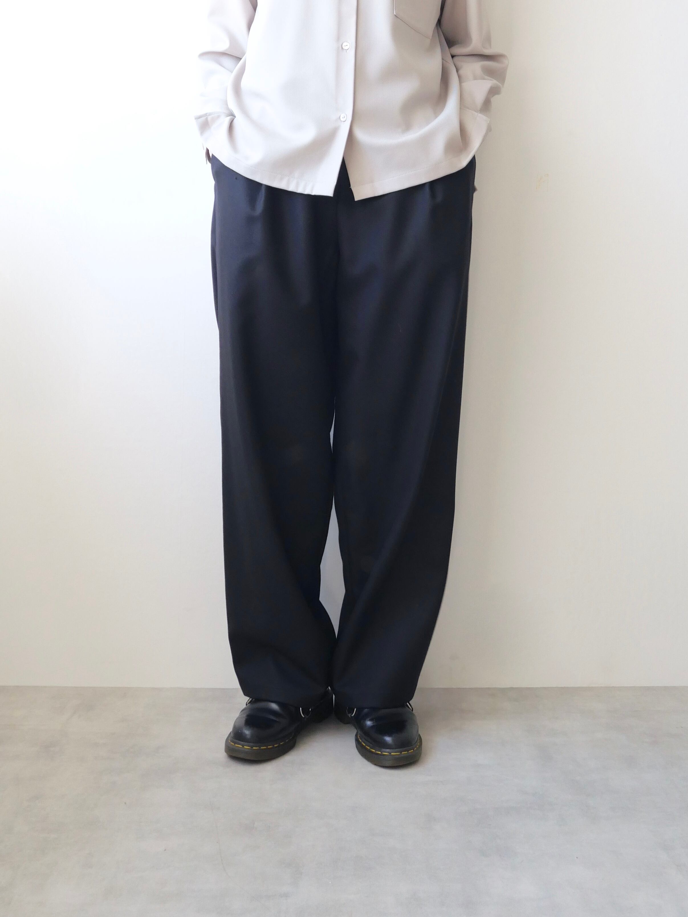 evam eva / wool wide pants