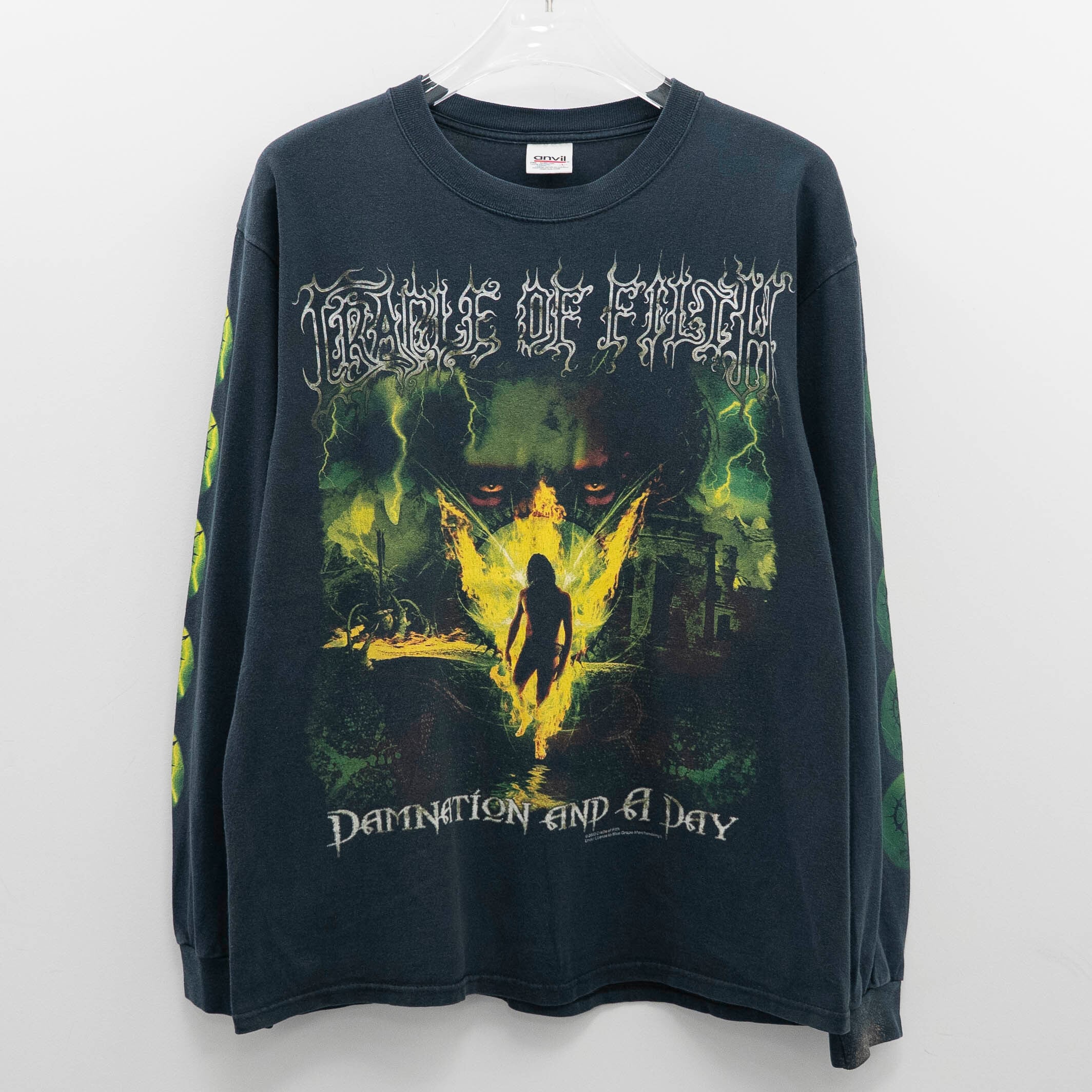 Cradle Of Filth " Damnation And A Day L/S " Anvil L【A6-488】
