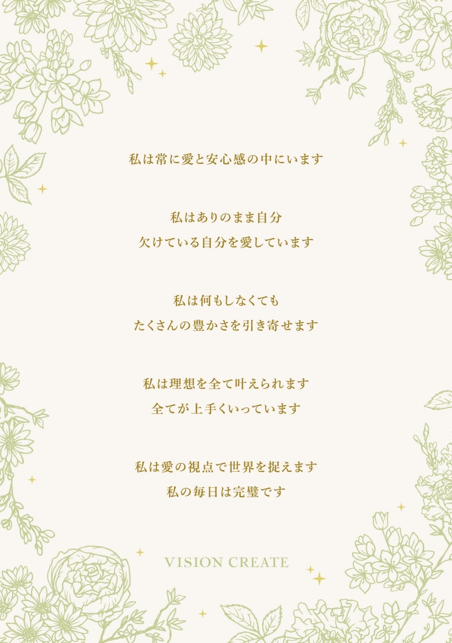 ビジョンクリエイトセット