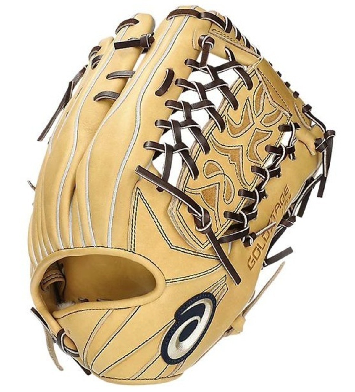 アシックス硬式用グローブ GOLDSTAGE 外野手用 3121B379 右投用 