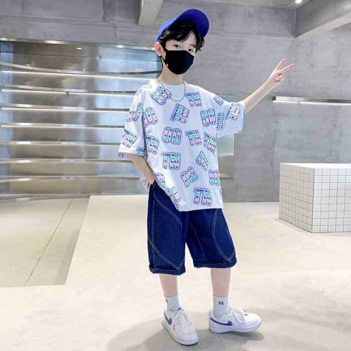新品あり　まとめ売り 男の子 　夏　Tシャツ　ハーフパンツ 150 150cm 男の子150夏物セットTシャツ3枚ハーフパンツ2枚 - メルカリ