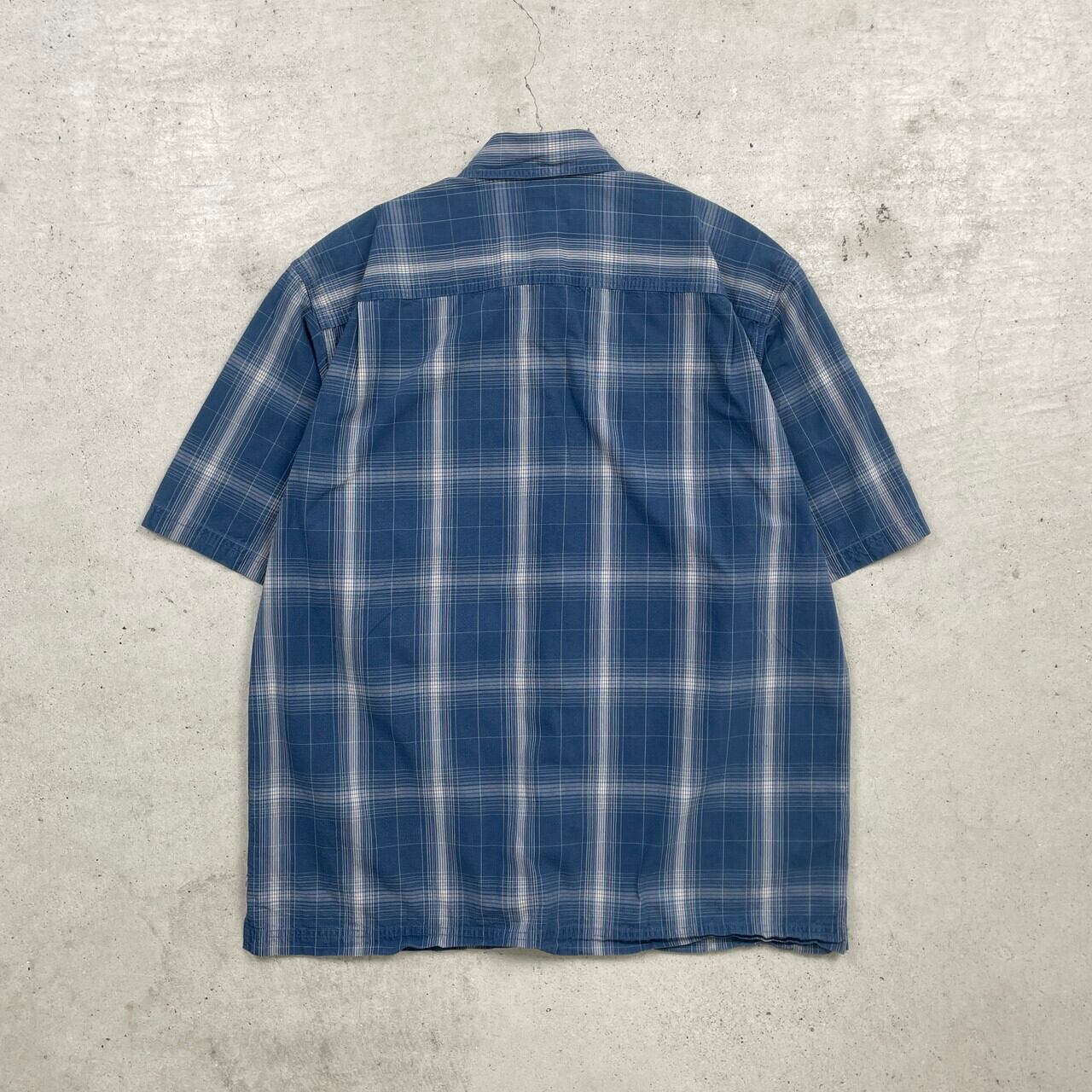 Carhartt カーハート 半袖 チェックシャツ リップストップ メンズXL