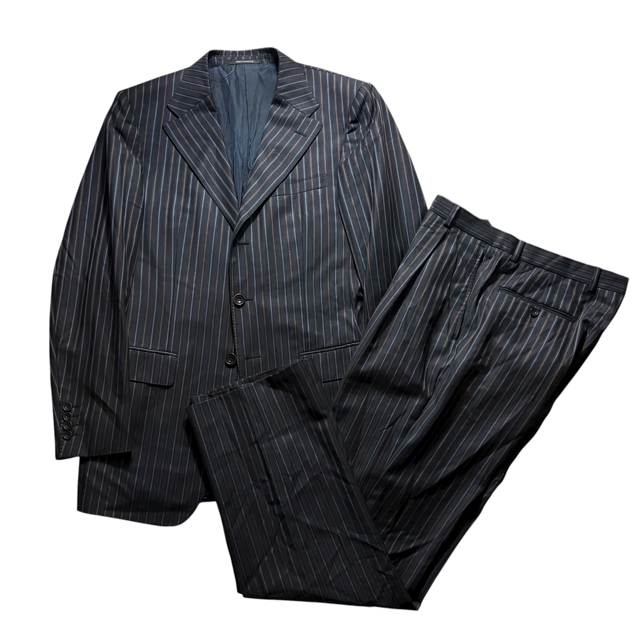 VERSACE single stripe suits set-up