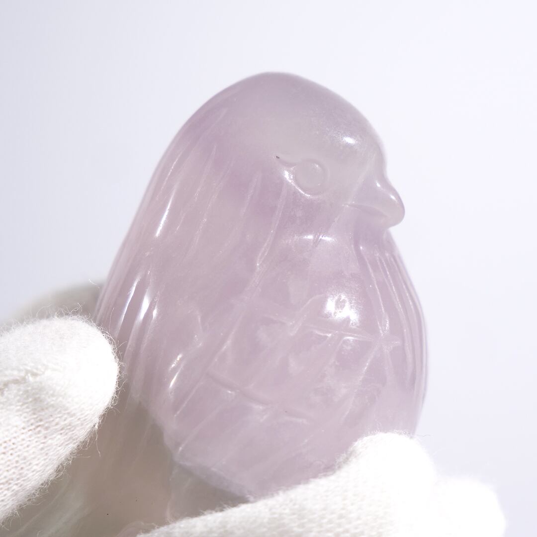 イットリウム フローライト / 小鳥 彫刻 | ariife.公式