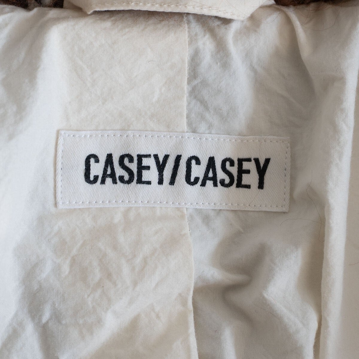 未使用/最高級】 CASEY CASEY 【BIG BLOBBY COAT TWEED/25HM237】S