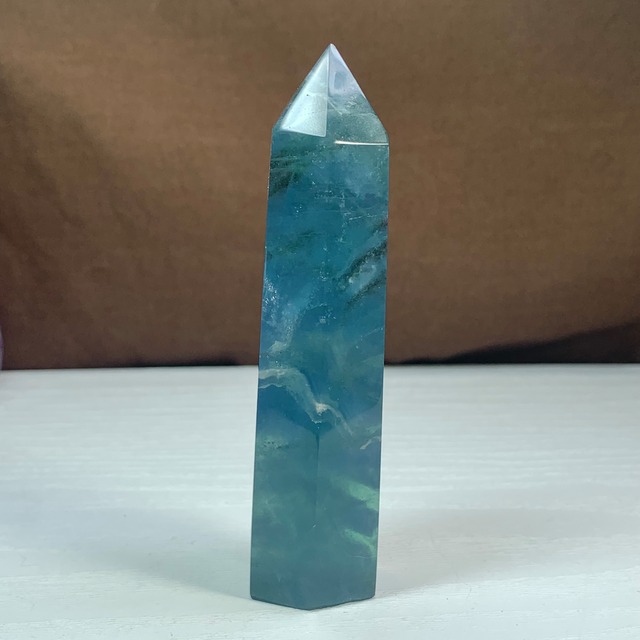 6.ブルー×グリーン グラデーションフローライトポイント