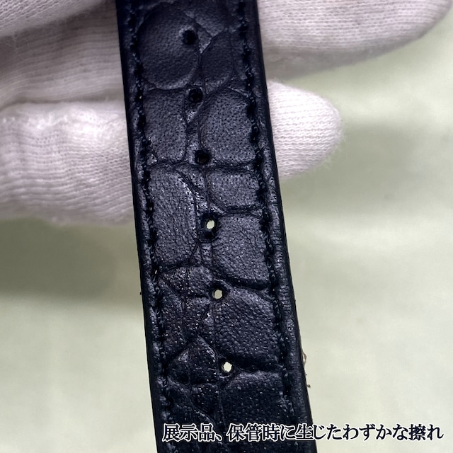 【訳あり品／展示品／小傷変色あり】本数限定特価 レクタンギュラー|プラチナホーニングレザー(ブラック)
