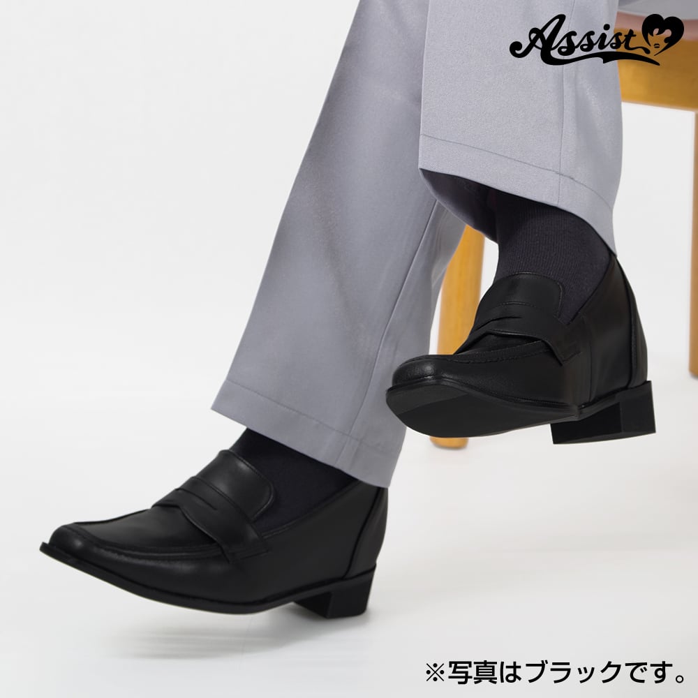 アシストウィッグ【シークレットビジネスローファー ダークブラウン