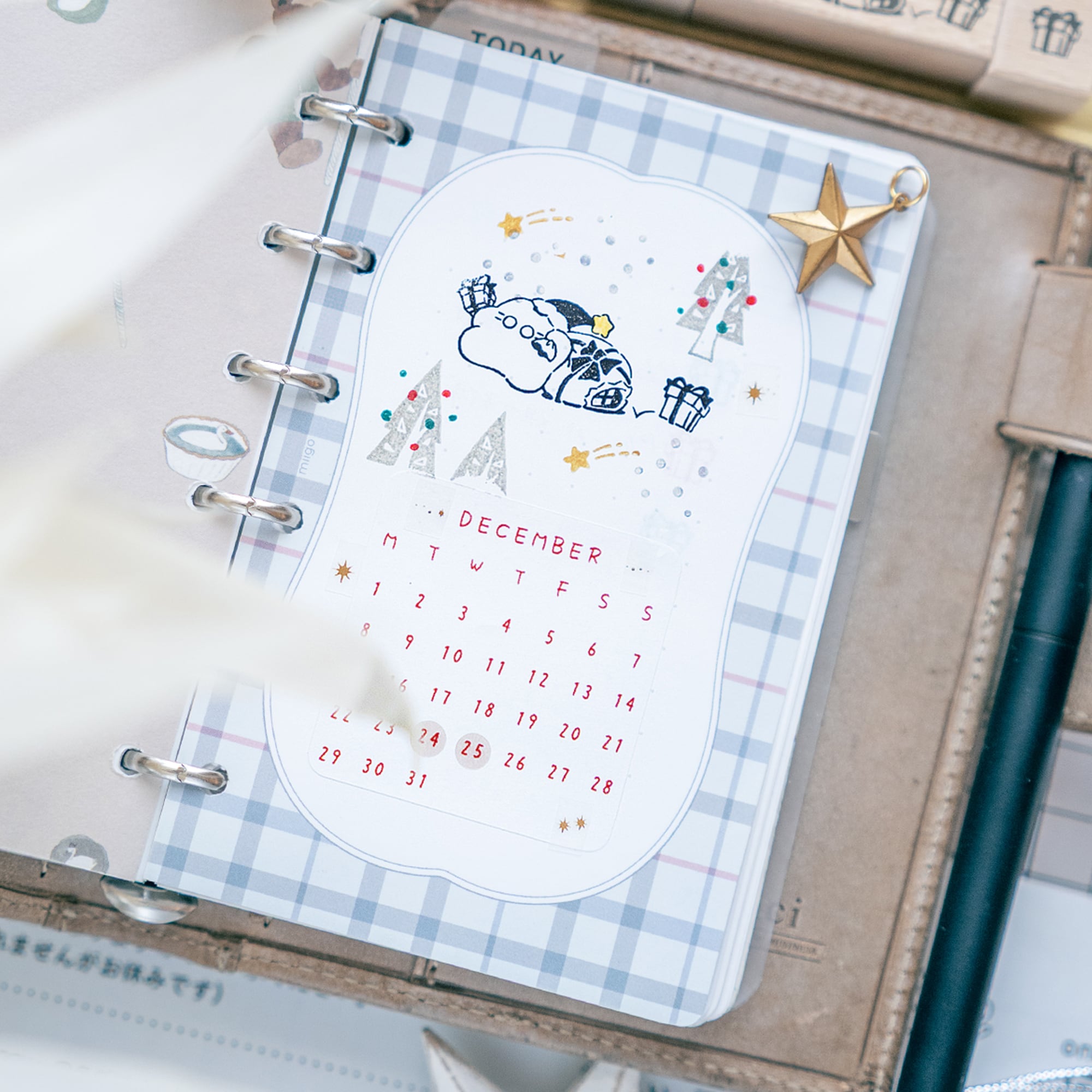 【チェックなフレームリフィル】ブランケット | M6