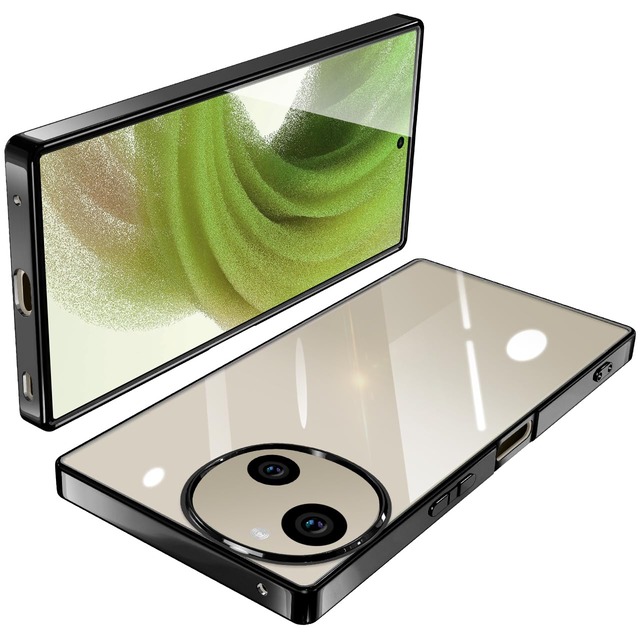 AQUOS R10 AQUOS R9 ケース クリア アクオスr10 SH-51F SH-51E SH-M28 ケース (ブラック)