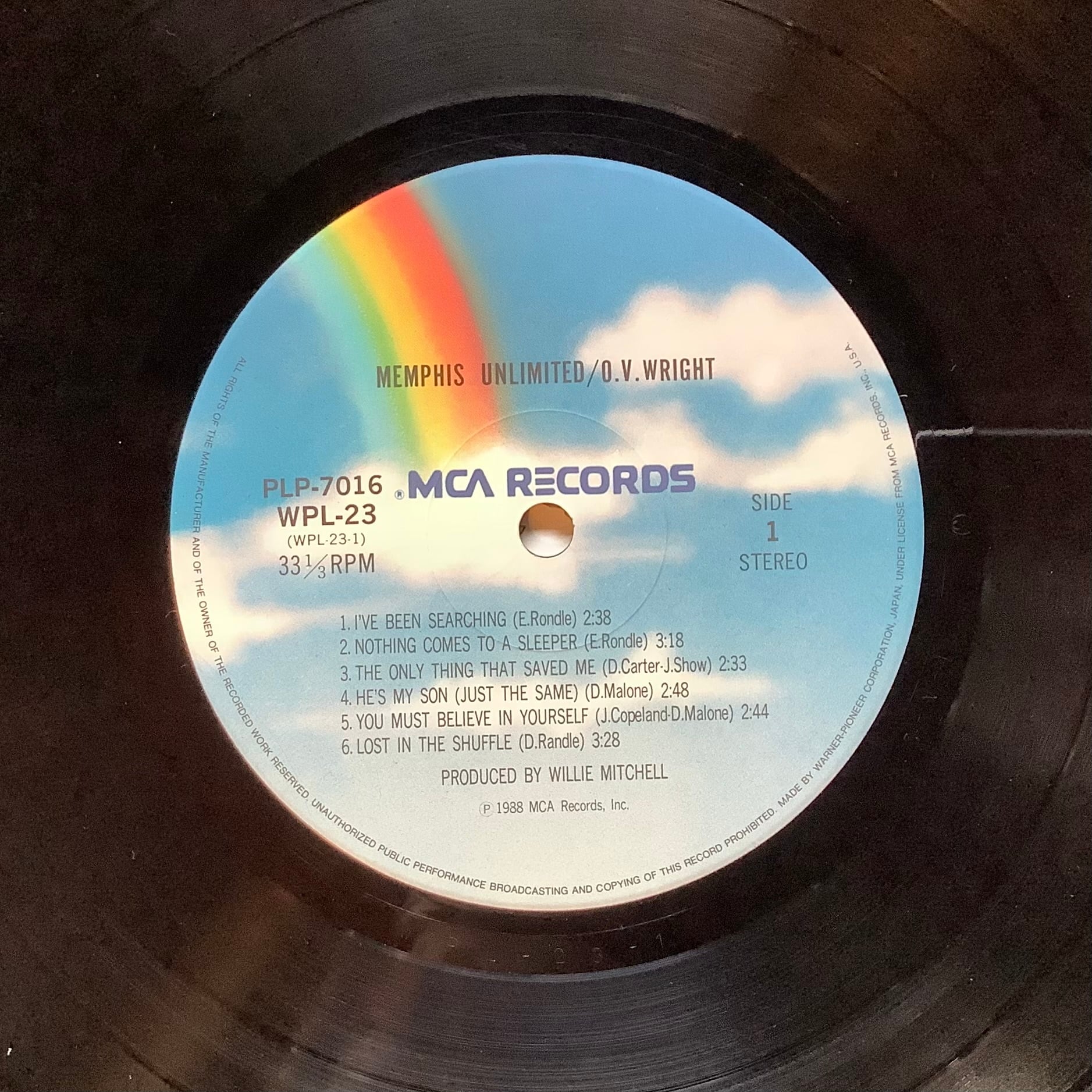 O.V. WRIGHT / MEMPHIS UNLIMITED | Plastic Soul Records