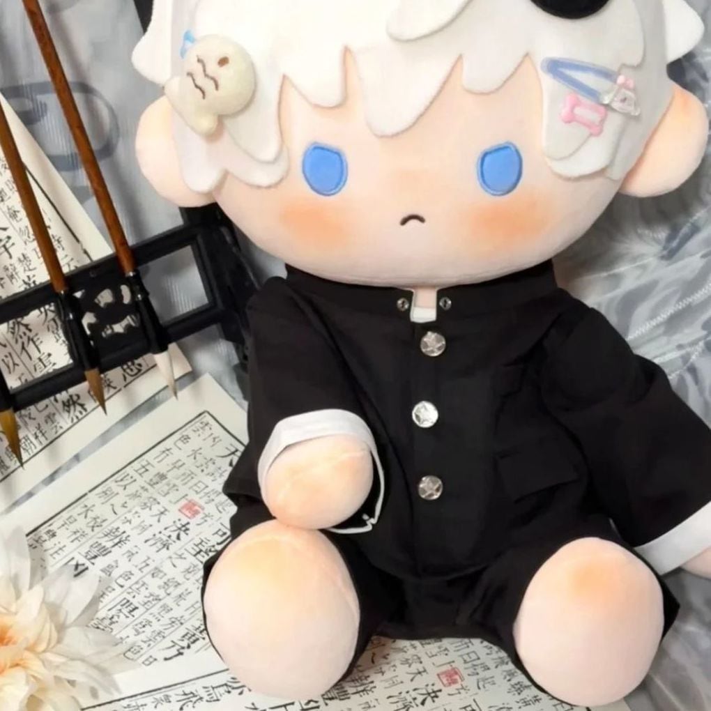 40cmぬいぐるみ用 学院風 制服 トップス+パンツ 着せ替え 2点セット