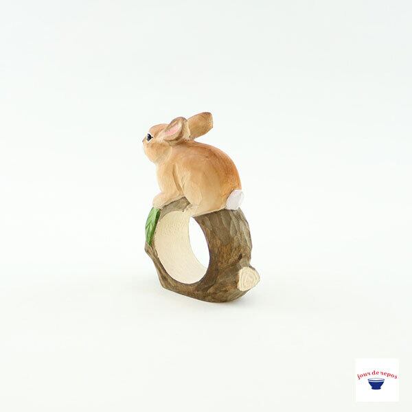 グランシュマン】アニマル ナプキンリング ウサギ | jourderepos