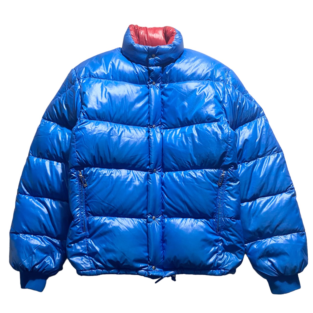 vintage MONCLER made in France  blue color down jacket
