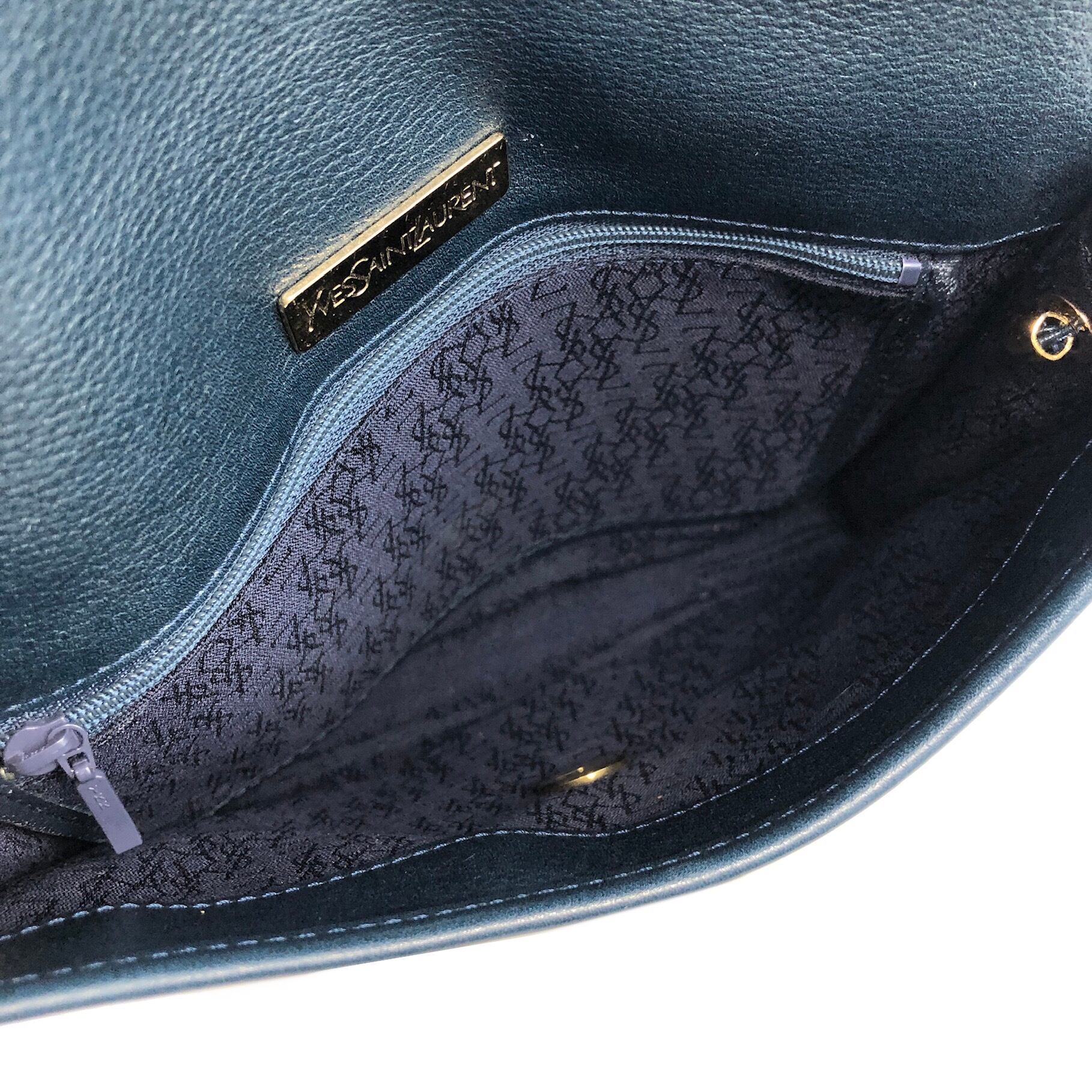 Yves Saint Laurent イヴ・サンローラン YSLロゴ レザー ショルダー