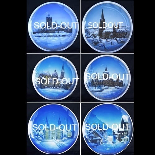 ローゼンタール クリスマスプレート ガラス絵皿 1977 Rosenthal