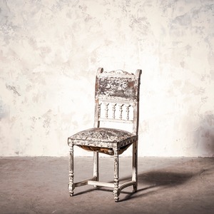 チェア/レザーペイントチェアー/フレンチアンティークチェアー/1900年代/空間装飾/アンティーク