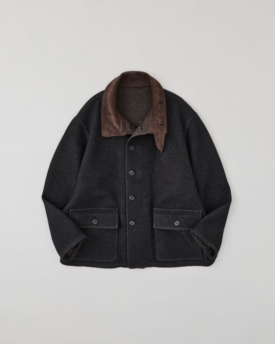 美品21AW MAATEE＆SONS モールスキン ジャケット 514O▲ 21AW MAATEE＆SONS モールスキン ジャケット 514O△