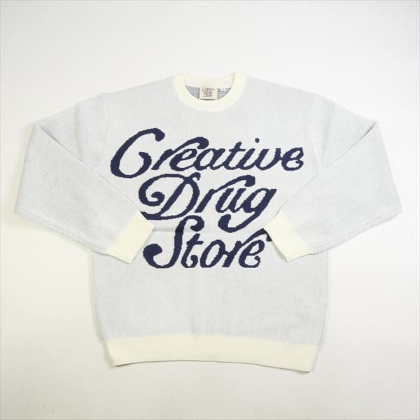 Size【M】 VERDY ヴェルディ ×creative drug store CDS Knit White