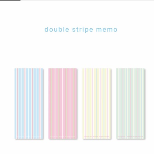 MIMIBEAR 〔double stripe memo〕